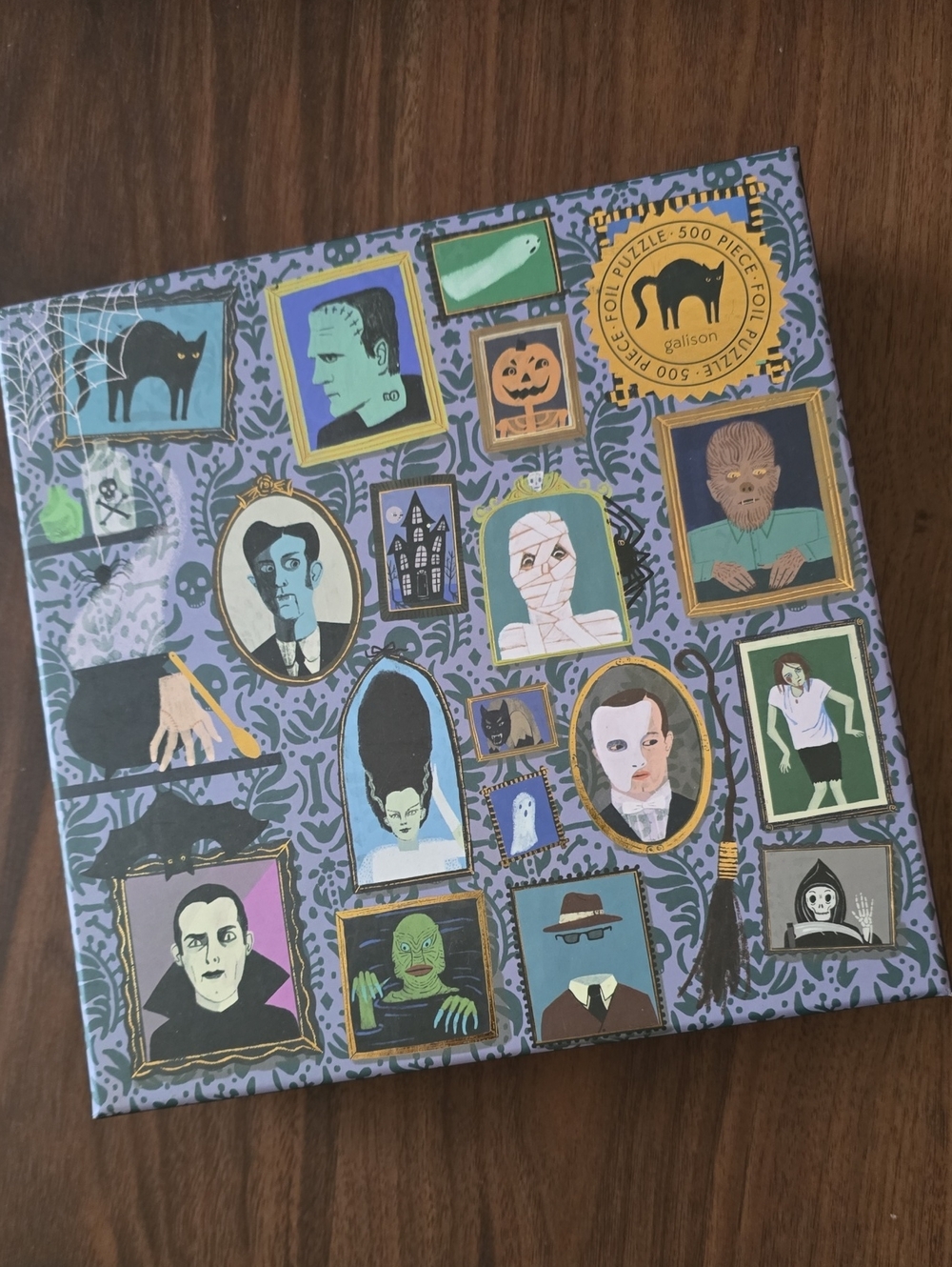Galison Spooky Portraits 500-Piece Jigsaw Puzzle